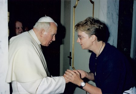 Bij de paus